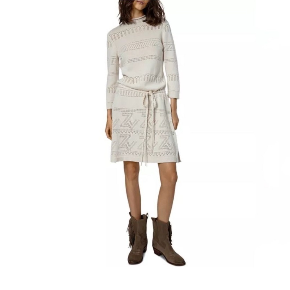 Zadig & Voltaire Cecily ZV Monogrammed
Knit Dress